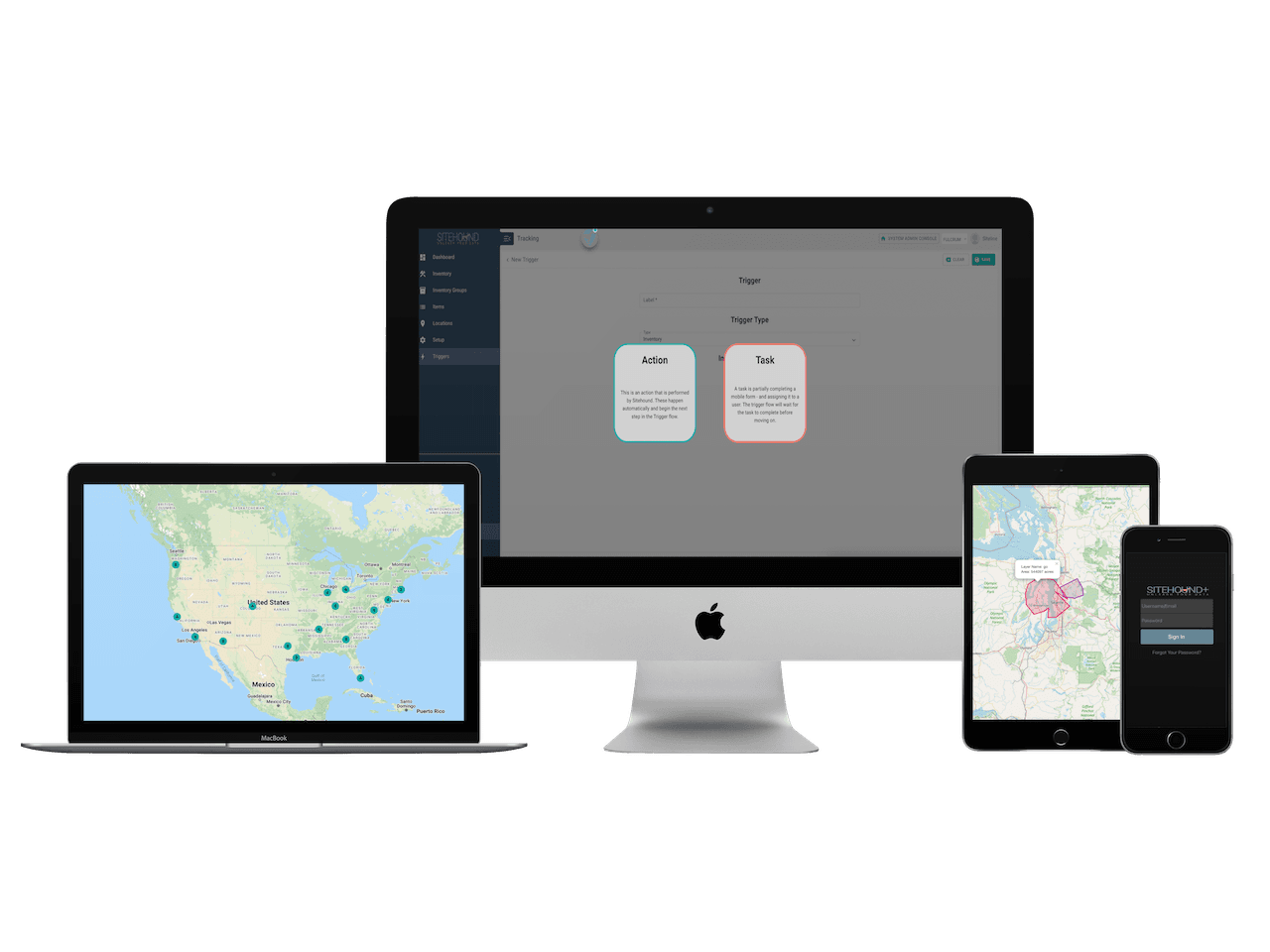 Sitehound product dashboard